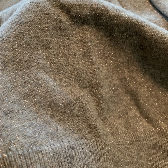 BR Subtle Shine Silver and Light Grey Sweater - Picture 4 of 6